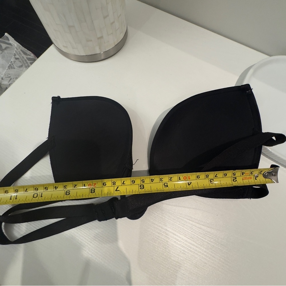 Strapless Low Dip Bra Black - Picture 5 of 6